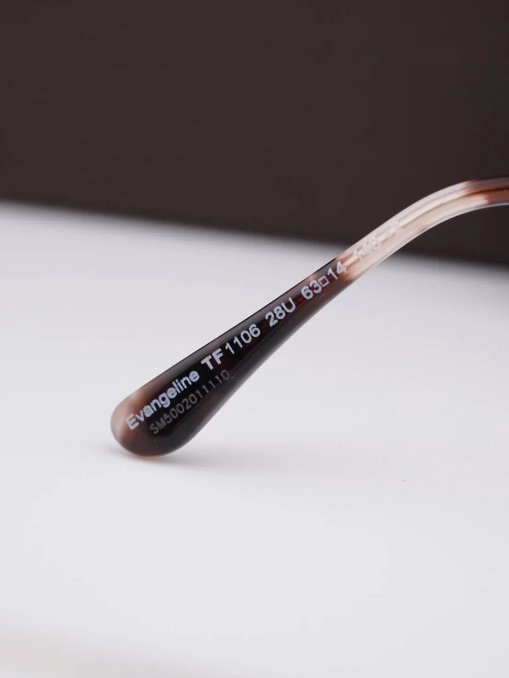 Tom Ford Evangeline FT1106 28U Cat Eye Sunglasses - Shiny Rose Gold / Bordeaux